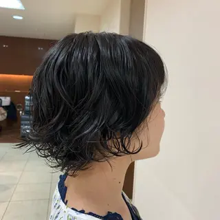 ショート パーマ ヘアアレンジ 【Sweep】おじま のぞみのヘアスタイル