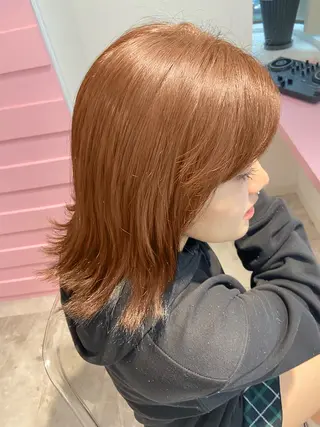 ミディアム カラー ヘアアレンジ 🌼memoto 東三国店🌼のマツエク・マツパデザイン