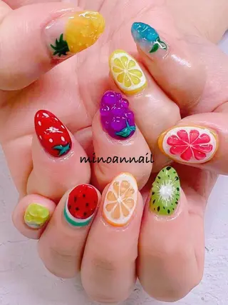 ネイル 美ノ庵ネイルサロン メトロポリタン前店のネイルデザイン