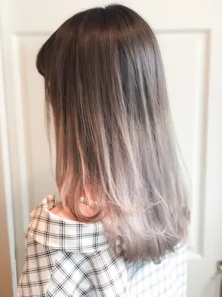 セミロング カラー LA KING GINZA TOKYO所属・🧡ショートの達人 🧡SHOのヘアスタイル