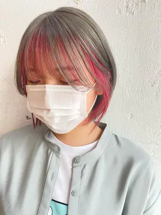 ショート カラー hisano / ハイトーン･透明感のヘアスタイル