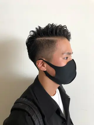 メンズ 岡 大斗のヘアスタイル