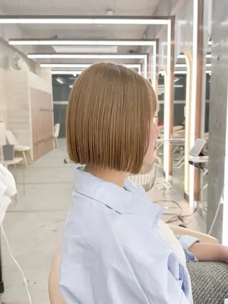 ミディアム 似合わせボブ🌺 艶髪特化💗村松優斗のヘアスタイル