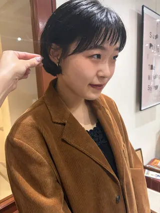 ショート カラー rena ✶伏見/パーマのヘアスタイル