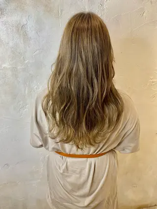 セミロング カラー Reir_吉祥寺 バンレイカのヘアスタイル