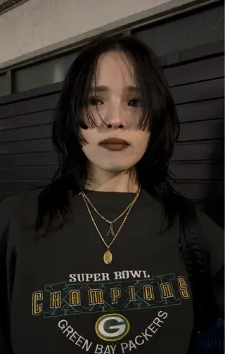 ミディアム カラー デザインカット/ パーマ/nanaのヘアスタイル