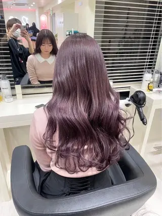 ロング 💗暖色カラー💗 ツヤ髪💗Mayaのヘアスタイル