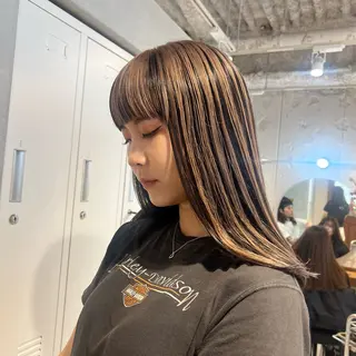 カラー 🎀 夏秋🎀のヘアスタイル