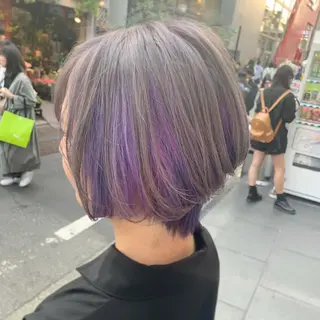 ショート カラー ピンクベージュ/新潟 万代/高橋桃葉🍑のヘアスタイル