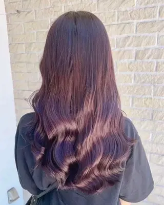 ロング カラー くすみカラー 🤎 髪質改善🪞✨/伽音のヘアスタイル