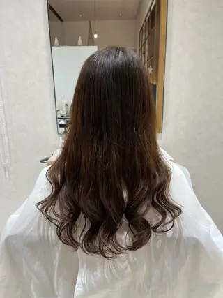 ロング 透明感カラー/ 似合わせカットｍｏｅのヘアスタイル