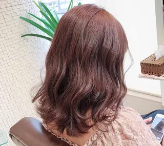 ミディアム 🦋ミルクティーベー ジュ🦋mayukiのヘアスタイル