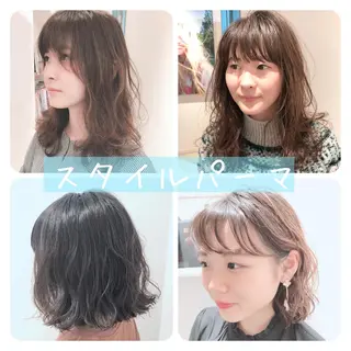 セミロング パーマ Yusuke ユウスケのヘアスタイル