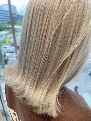 ミディアム BRIDGE HAIR所属・BRIDGE あきらのヘアスタイル