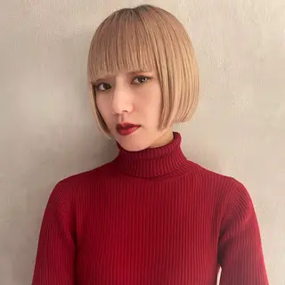 ショート カラー GO TODAY シェアサロン 原宿Verno店所属・髪質改善/ブリーチ/ ボブ特化/よしきのヘアスタイル