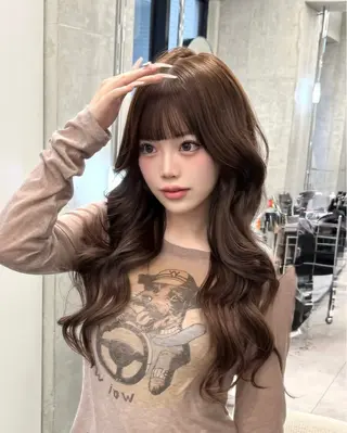 ロング カラー Celan 表参道所属・ゆうさ/美髪矯正 /髪質改善ストレートのヘアスタイル