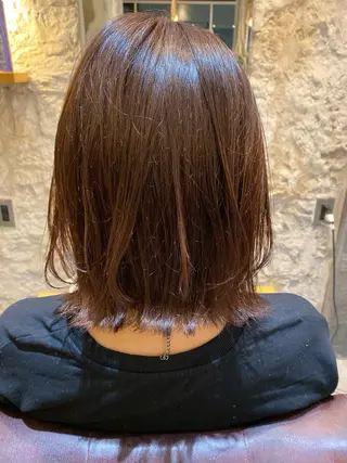 ミディアム カラー AUBE hair ales福岡平尾店所属・塚本 昂のヘアスタイル