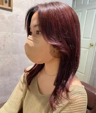 ロング カラー heavenly所属・中西 彩愛のヘアスタイル