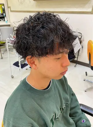 パーマ メンズ 年間2000名担当◎ パーマ職人/仲原佑樹のヘアスタイル