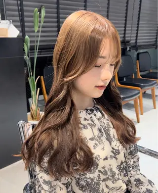 ロング カラー レイヤー/透明感 カラー🌿KANTAのヘアスタイル