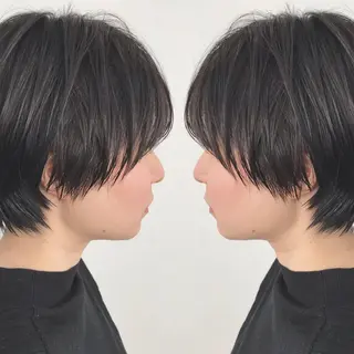 ショート ショートヘア、ボブ こやさん　コヤマのヘアスタイル