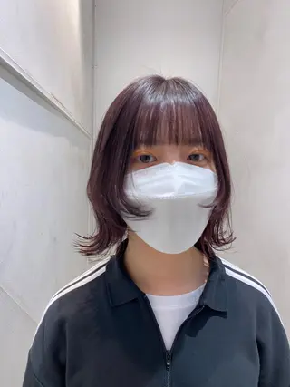 ミディアム カラー ✨くびれスタイル✨️ 戸嶋穂乃香のヘアスタイル