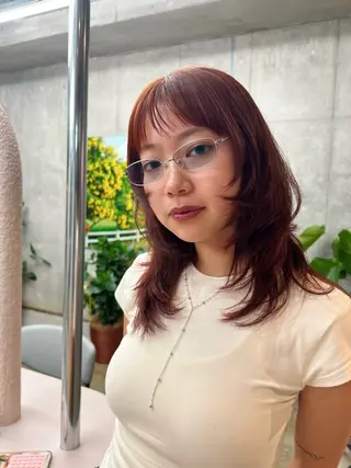 セミロング siki cooper所属・横浜カットモデル/ amiのヘアスタイル