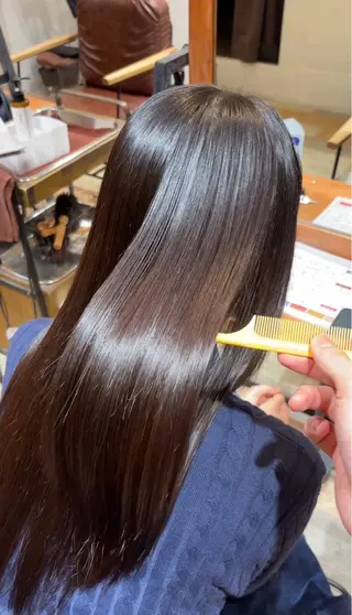 ロング ブリーチなし/髪質 改善/エクステ✨天夕のヘアスタイル