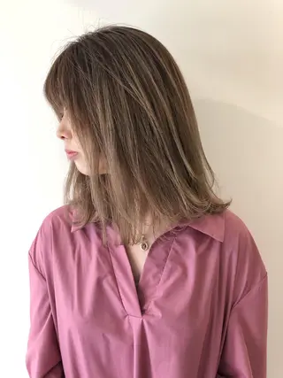 セミロング ボブ/レイヤー 🌟梅田盛一🌟のヘアスタイル