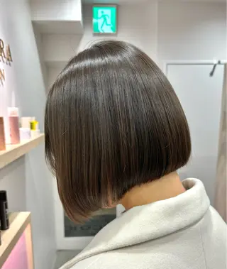 ショート カラー メンズカット ボブ/米崎駿也のヘアスタイル