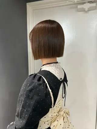 ショート えり 堀江/ボブ /透明感/レイヤーのヘアスタイル