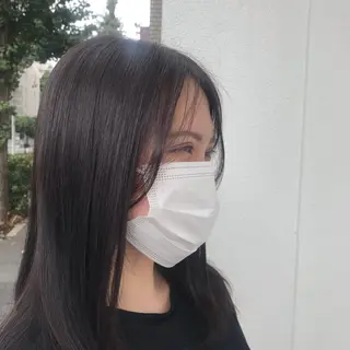 セミロング カラー ヘアアレンジ moi-meme.soe所属・タナカ リナのヘアスタイル