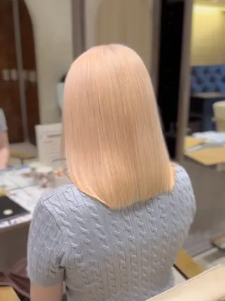 ミディアム カラー 【tocca茨木】 MOMOKAのヘアスタイル