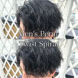 メンズ 白髪ぼかし/白髪 メッシュ/ゆうとのヘアスタイル