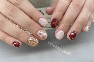 ネイル 神田 ココナッツのネイルデザイン