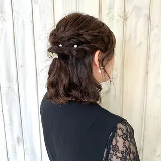 ミディアム ヘアアレンジ 原宿/似合わせ/髪質 改善/レイヤー/優希のヘアスタイル