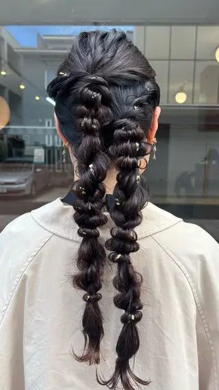 ロング 🌈トップデザイナー 金沢駅近nanamiのヘアスタイル