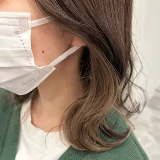 ショート カラー 顔まわりカット/ボブ /🧁とーこ🧁のヘアスタイル