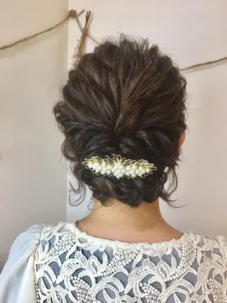 ミディアム 髪質改善 頭身浴/ 中田のヘアスタイル