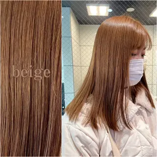 ミディアム カラー ‪るか/‪透明感 カラー/アレンジのヘアスタイル