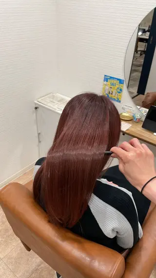 セミロング 藤井 楓のヘアスタイル