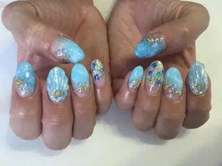 ネイル 💎🐰 saki. m 🐰💎のネイルデザイン