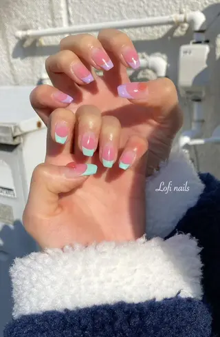 セミロング ネイル Lofi nails ゆきこのネイルデザイン