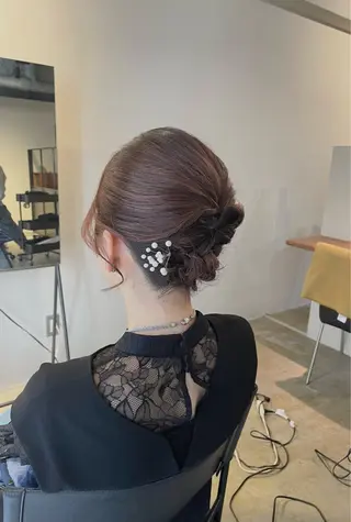 ヘアアレンジ Ｒ HAIR SALON所属・RHAIRSALON 西山梓のヘアスタイル