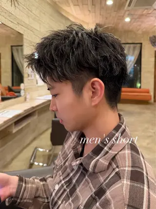 パーマ メンズ パーマ/艶カラー/ 髪質改善/伊藤愛麻のヘアスタイル