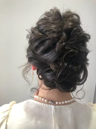 ミディアム ヘアアレンジ pep所属・pep natsumiのヘアスタイル