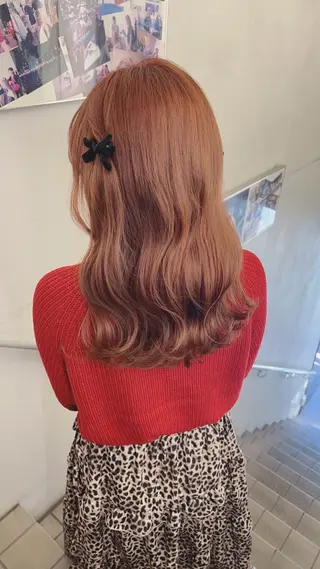 セミロング カラー FAHREN-PURE所属・韓国ヘアカラーパーマ 遠藤のヘアスタイル