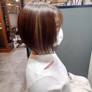 ショート カラー 髪質改善ストレート Kantaのヘアスタイル