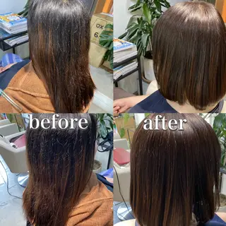 ロング カラー パーマ メンズ メルクヘアー 中澤のヘアスタイル