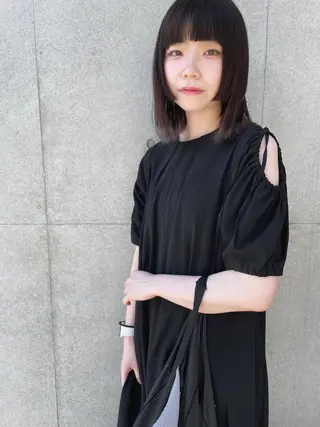 ミディアム カラー センスをお届けします 大谷将生INFPのヘアスタイル